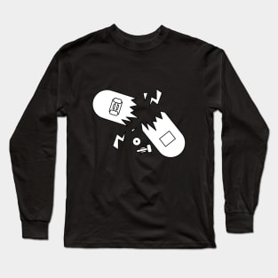 broken skate Long Sleeve T-Shirt